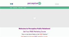 Desktop Screenshot of perceptivepublicrelations.com